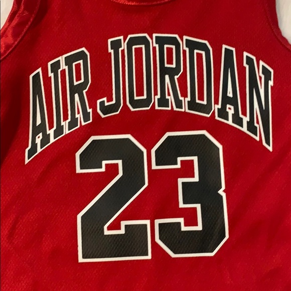 ‼️ 1 Left [ Air Jordan ] Red & Black Onesie 23 NWT - Picture 3 of 8